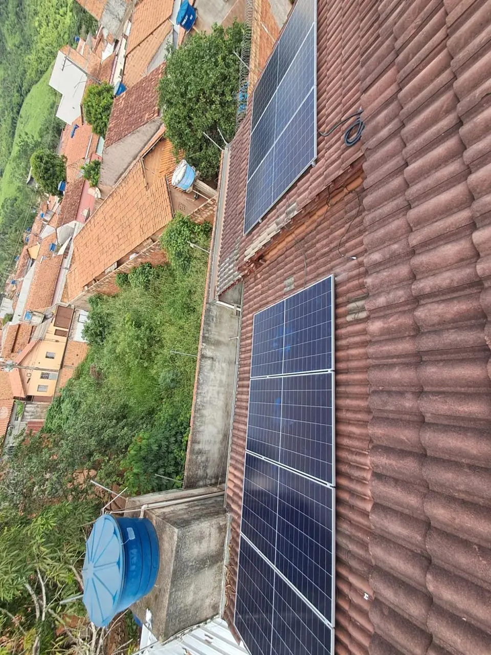 Instalação fotovoltaica residencial